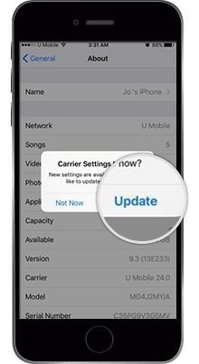 Wi-Fi Calling IOS Enable Wi-Fi Calling Step 4 Image U Mobile